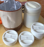 京東京造?保溫飯盒?保溫桶上班族304不銹鋼小學(xué)生三層2.2L?配保溫袋 曬單實(shí)拍圖