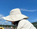蕉下（beneunder）遮陽(yáng)帽子女雙面倍護漁夫帽防曬帽大檐防紫外線(xiàn)AL500米 曬單實(shí)拍圖