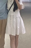UR2024夏季新款女裝通勤風(fēng)壓褶修身短袖棉質(zhì)連衣裙UWU740075 曬單實(shí)拍圖