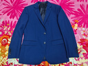 柒牌商務(wù)休閑單西外套男春夏季新款修身職業(yè)西裝高端系列【含羊毛】 寶藍 B46 曬單實(shí)拍圖