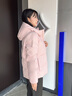 波司登（BOSIDENG）【七夕禮物】25新款羽絨服男女同款情侶90絨連帽短外套B250245550 橡皮粉1638 L 170/92A 體重約120-130斤 曬單實拍圖