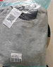 JEANSWEST LIFE真維斯加絨衛(wèi)衣男秋冬季加厚保暖外套三角設(shè)計(jì)重磅灰色圓領(lǐng)上衣 曬單實(shí)拍圖