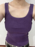 紫色方領(lǐng)針織吊帶背心女2026新款夏季外穿設計感小眾內搭無(wú)袖上衣 紫色 均碼 建議80-135斤 曬單實(shí)拍圖