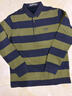 JEEP SPIRIT吉普加絨加厚保暖長袖T恤男2025年秋冬季新款條紋寬松大碼POLO衫 軍綠色 L 【建議體重125-140斤】 曬單實拍圖