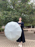 蜜雪小米24骨雨傘全自動(dòng)防曬防紫外線(xiàn)晴雨兩用遮陽(yáng)傘男女必備結實(shí)加固傘 旗艦款雙龍骨加固晴雨傘梧桐米 24骨 曬單實(shí)拍圖