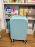 行李箱女拉桿箱20寸22寸24寸26寸旅行密碼登機結實(shí)耐用出差學(xué)生 薄荷綠【USB口+掛鉤+杯架】 20寸可登機無(wú)提手無(wú)掛鉤京倉發(fā)貨 曬單實(shí)拍圖