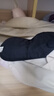 TA真絲眼罩桑蠶絲睡眠遮光透氣男女士通用午睡覺(jué)舒適夏日冰涼感黑色 曬單實(shí)拍圖