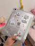 崇尚美適用ipadair7保護套11英寸2025款ipad11(A16)保護殼帶筆槽2024Pro磁吸休眠Y型ipad平板電腦硬殼 【薩摩小狗Y】Y折帶筆槽 air4/air5/air6/air7 曬單實(shí)拍圖
