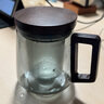 奇思貓玻璃泡茶杯男女茶水分離花茶杯子帶把玻璃水杯高硼加厚大容量水杯 (青灰色)禮盒裝 525ml 曬單實(shí)拍圖