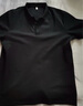 Homlean美式polo衫男春夏季索羅娜寬松簡(jiǎn)約舒適短袖T恤OM6黑色4XL 曬單實(shí)拍圖