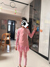 迪士尼兒童泳衣女分體長(cháng)袖長(cháng)褲中大童泡溫泉防曬A類(lèi)游泳衣D35071粉色120 曬單實(shí)拍圖