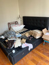 林氏家居真皮床包豪斯意式皮藝雙人床軟包主臥氣動(dòng)儲(chǔ)物床1.8米x2米床PC067 曬單實(shí)拍圖