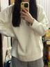 森馬（Semir）毛衣女冬季oversize小狗提花圓領(lǐng)軟糯毛衫慵懶風(fēng)上衣101724107028 曬單實拍圖