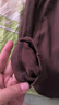蕉下（beneunder）打底衫女內搭可外穿洋氣亨利領(lǐng)長(cháng)袖T恤女裝SF027棕L 曬單實(shí)拍圖