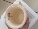 迪士尼防摔牛奶杯迪士尼高顏值水杯正版咖啡杯茶杯2025新款家用 米妮茗月杯 曬單實(shí)拍圖