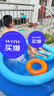 倍護嬰游泳池家用大型戶(hù)外兒童游泳池圓形充氣支架夾網(wǎng)泳池 夾網(wǎng)1.8米【直徑180*高度73CM】 曬單實(shí)拍圖