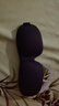 意構 3D立體遮光睡眠眼罩 男士女士午休睡覺(jué)護眼罩隱形鼻翼款灰黑色 曬單實(shí)拍圖