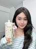 Next Kiss英國聯(lián)名可愛(ài)貓咪保溫杯不銹鋼女生高顏值大容量吸管水杯便攜隨行 粉色小貓600ML+粉KT鑰匙扣+蝴蝶結 曬單實(shí)拍圖