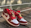 耐克球鞋定制Nike Air Jordan 1AJ1婚鞋秀禾 國風(fēng)手繪 低幫女子籃球鞋 鳳求凰 38.5 支持鑒定 假一賠三 曬單實(shí)拍圖