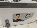 大衛旋轉拖把36cm桿伸縮99-127cm 4頭加厚拖布  D10雙驅動(dòng)免手洗 曬單實(shí)拍圖