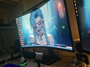 三星（SAMSUNG）37英寸 G75F 165Hz 4K 1000R 曲面 HDR600 護眼 水平旋轉升降 玄龍騎士電競顯示器 LS37FG756ECXXF 曬單實(shí)拍圖