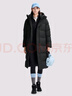 迪桑特（DESCENTE）迪桑特SKI STYLE系列HEAT NAVI男女款長(cháng)款鵝絨運動(dòng)羽絨服 女子BK-黑色-D5492SDJ52 L (男175/女170) 曬單實(shí)拍圖