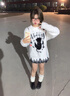 VEOX毛衣女針織衫女2025新款復古小惡魔貓咪做舊提花破洞設計感秋冬季 小惡魔提花 M 95-105 曬單實(shí)拍圖