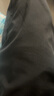 啄木鳥(niǎo)（TUCANO）休閑褲男士商務(wù)休閑純色百搭潮流直筒修身長(cháng)褲子男裝 黑色 XL  曬單實(shí)拍圖
