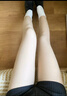 小野和子【楊冪同款】光腿神器雙層絲襪女秋冬季加絨保暖肉色打底褲連褲襪 曬單實(shí)拍圖