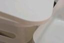 訪(fǎng)客（FK）雜物收納盒家用零食玩具桌面儲物盒玩具零食整理筐整理箱收納箱 白色大號加高 收納盒2只裝【帶蓋】 曬單實(shí)拍圖