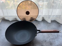 星烹XP無(wú)涂層不粘鍋氮化精鐵炒鍋燃氣電磁爐平底家用炒菜專(zhuān)用炒鍋鐵鍋 升級三重防粘（無(wú)耳） 32cm 曬單實(shí)拍圖