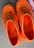 Saucony新款cradle yat夏季洞洞鞋緩震戶(hù)外涼拖鞋徒步外穿 橙色4 44 曬單實(shí)拍圖