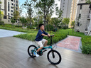 書比超輕兒童折疊自行車男女孩4-16歲變速山地車中大童學(xué)生車童車009 20寸- 寶石藍(lán)（8速） 曬單實(shí)拍圖