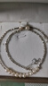 周大生珍珠項鏈碎銀子項鏈輕奢碎銀幾兩鎖骨鏈生日禮物送女友 曬單實(shí)拍圖