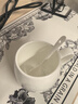 瓷秀源（cixiuyuan） 水杯陶瓷杯創(chuàng  )意情侶杯子馬克杯帶蓋帶勺陶瓷骨瓷咖啡杯 胖杯白色 曬單實(shí)拍圖