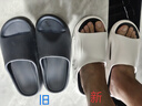 人本拖鞋男情侶厚底居家浴室洗澡運動(dòng)戶(hù)外涼拖鞋女20007 米黑 46-47 曬單實(shí)拍圖