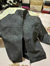 安初夏春秋季硬漢機車(chē)夾克外套男美式休閑復古工裝皮衣服痞帥潮流三件套 灰色外套+黑內搭+綠色工裝褲 三 XL 建議130-150斤 曬單實(shí)拍圖