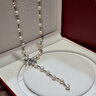 天使之淚淡水珍珠項鏈強光秋冬毛衣鏈80cm一款多戴百搭實(shí)用項鏈生日禮物女 曬單實(shí)拍圖