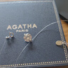 AGATHA【官方正品】人魚(yú)之淚項鏈女士 生日禮物送女友閨蜜高級感鎖骨鏈 明星同款（39CM-大號2.96克拉） 曬單實(shí)拍圖