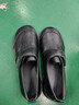 啄木鳥(niǎo)品牌斷碼真皮軟底單鞋女2025秋季新款厚底樂(lè )福鞋舒適坡跟媽媽鞋 黑色 38 曬單實(shí)拍圖