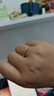 周六福（ZLF）七夕禮物  黃金戒指女款足金櫻花花朵指環(huán)繁櫻雅韻 計價(jià) 18號-4.45g 曬單實(shí)拍圖