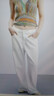 UR2025秋季新款女裝簡(jiǎn)約日常純色百搭闊腿休閑長(cháng)褲UYY850218 本白 26 曬單實(shí)拍圖