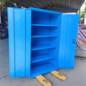 華豫賀優(yōu)重型工具柜車(chē)位儲物柜地下車(chē)庫防潮收納柜帶鎖防盜加厚鐵皮置物柜 五層可調節無(wú)掛板(藍色) 曬單實(shí)拍圖