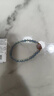 周六福18K金貔貅手串女金珠手鏈生日禮物水晶  海藍寶石手串 17cm 曬單實(shí)拍圖