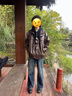 潮與共云染古著(zhù)皮夾克外套男秋冬款美式復古老錢(qián)風(fēng)硬漢短款綠色機車(chē)皮衣 咖色 L 適合115-130斤 曬單實(shí)拍圖