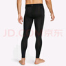 耐克（NIKE）男健身褲 春秋緊身訓練褲 彈力貼身 FB7953-010 黑 L   曬單實(shí)拍圖