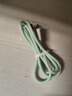 吟悅 適用Type-C數(shù)據(jù)線6A快充oppo華為通用安卓手機(jī)適用vivo小米三星充電線 單條裝-(清新綠) 1米 曬單實(shí)拍圖