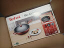 特福（Tefal）炒鍋有鈦不粘鍋家用炒菜鍋少油煙鍋32cm炒鍋佳溫紅心磁爐通用炒鍋 曬單實(shí)拍圖