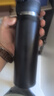 膳魔師（THERMOS）保溫杯316鋼500ml男女士兒童水杯七夕節(jié)教師節(jié)禮物JNL-500S暗夜黑 曬單實(shí)拍圖