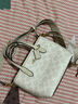蔻馳（COACH）【官方授權(quán)店】女士city15小號(hào)單肩斜挎包托特包送女友禮物 CW032IMXU5白色 曬單實(shí)拍圖
